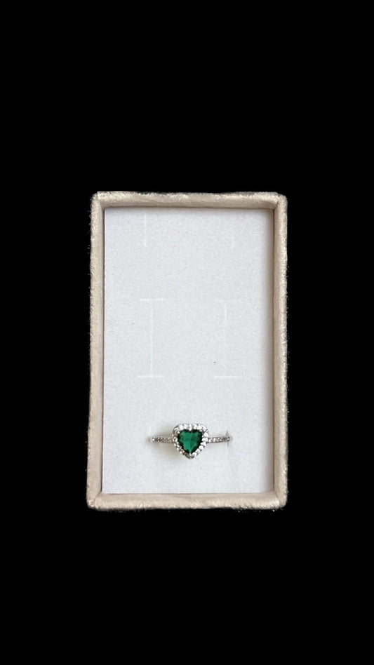 Inel Green Heart - Icedout.nm