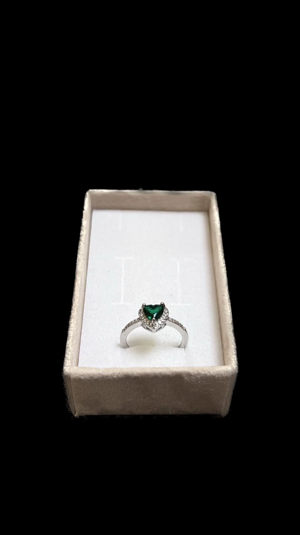 Inel Green Heart - Icedout.nm
