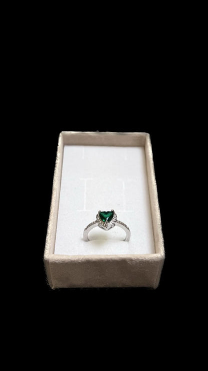 Inel Green Heart - Icedout.nm