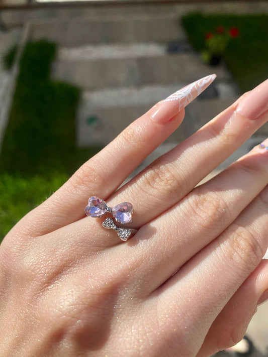Inel Pink Bow - Icedout.nm