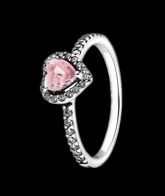 Inel Pink Heart Argint 925 - Icedout.nm