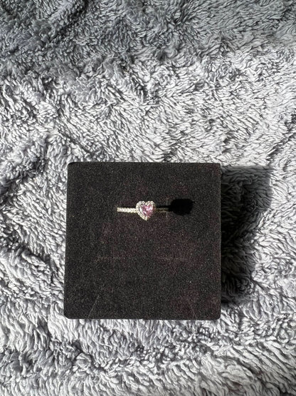 Inel Pink Heart Argint 925 - Icedout.nm