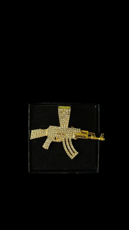 Pandantiv AK - 47 Big Gold - Icedout.nm