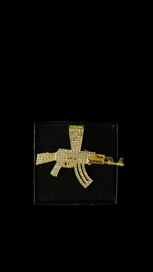 Pandantiv AK - 47 Big Gold - Icedout.nm