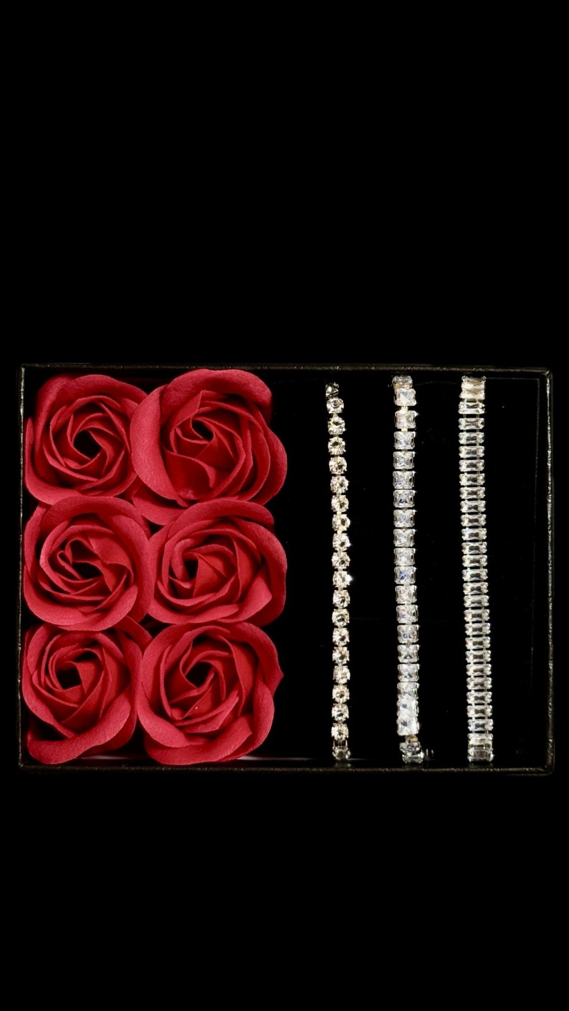 Set Brățară Tennis / Cristal Silver + Punguță de cadou - Icedout.nm