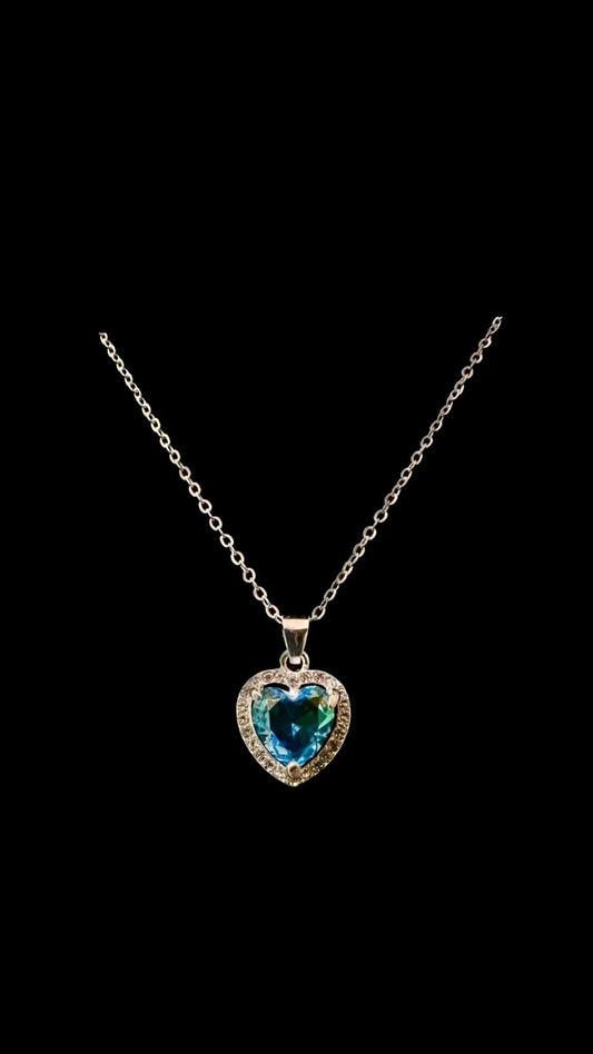 Set Colier Blue Hearts - Icedout.nm