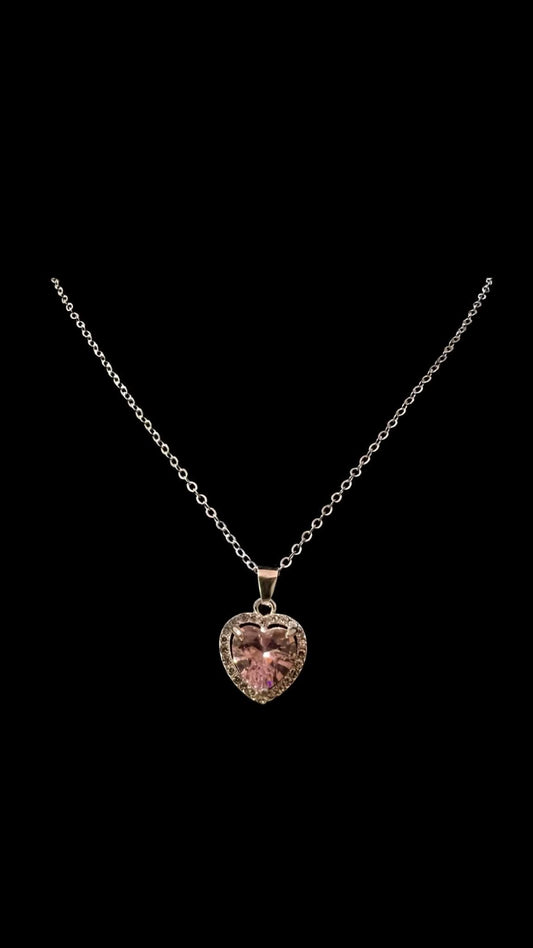 Set Colier Pink Hearts - Icedout.nm
