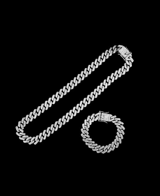 Set Cuban Silver - Icedout.nm