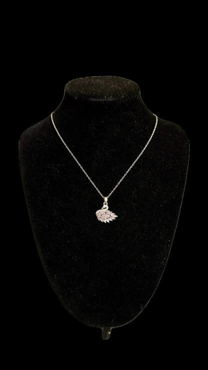 Set Lebada Pink + Inel + punguță de cadou - Icedout.nm