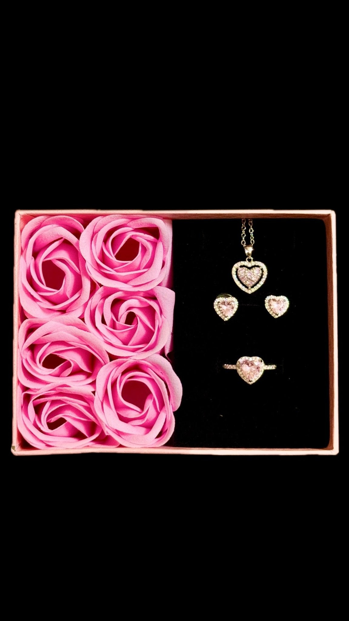Set Pink Hearts + punguță de cadou - Icedout.nm