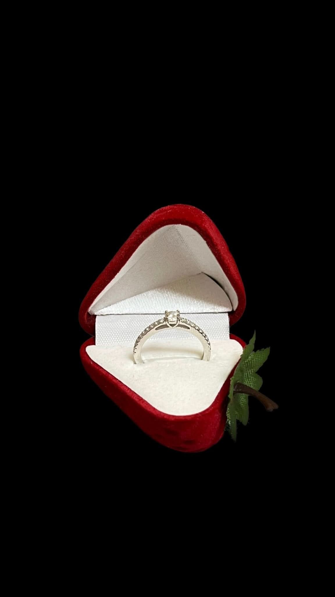 Set Strawberry Moissanite 925 Silver - Icedout.nm