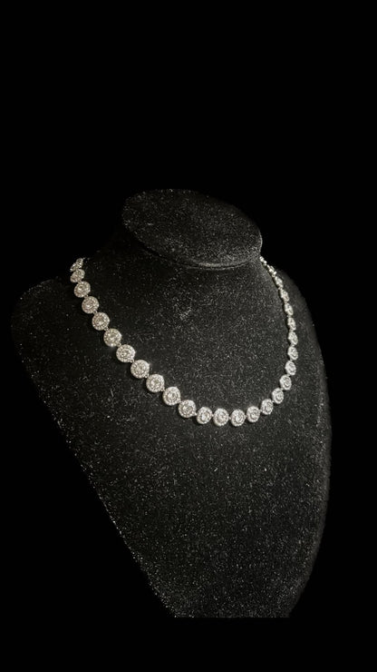 Set Tennis Round Silver - Icedout.nm