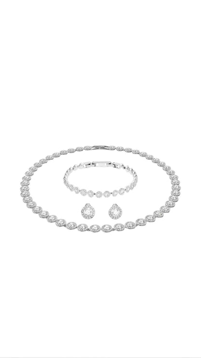 Set Tennis Round Silver - Icedout.nm