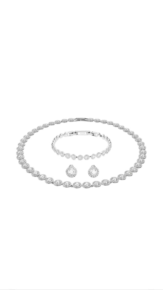 Set Tennis Round Silver - Icedout.nm